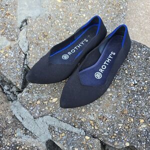 Rothy's Black and Blue Flats